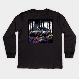 911 Rallying w/Background Kids Long Sleeve T-Shirt